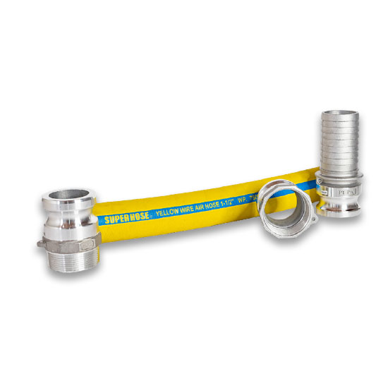 Manguera para Aire SUPERHOSE 500 PSI con Acoples CAMLOCK
